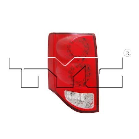 Tyc TYC TAIL LIGHT ASSEMBLY 11-6370-00
